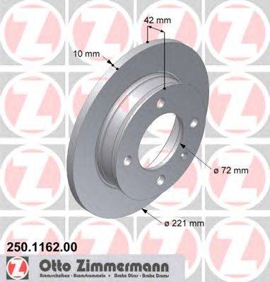 Тормозной диск ZIMMERMANN 250.1162.00