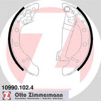 Комплект тормозных колодок ZIMMERMANN 109901024