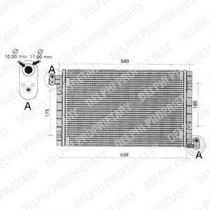 Конденсатор, кондиционер DELPHI TSP0225262