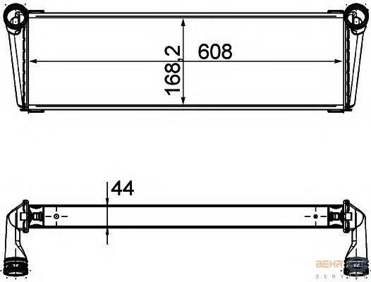 Радиатор, охлаждение двигателя HELLA 8MK 376 756-541