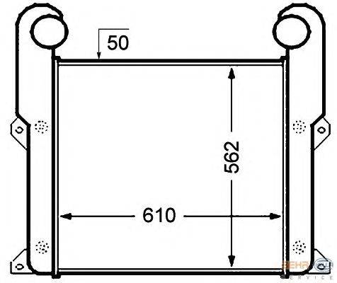 Интеркулер HELLA 8ML 376 776-681