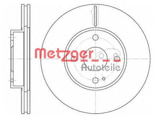 Тормозной диск METZGER 684310