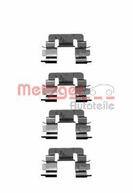 Комплектующие, колодки дискового тормоза METZGER 109-1229