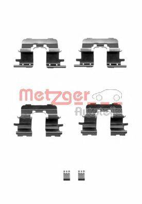 Комплектующие, колодки дискового тормоза METZGER 1091290