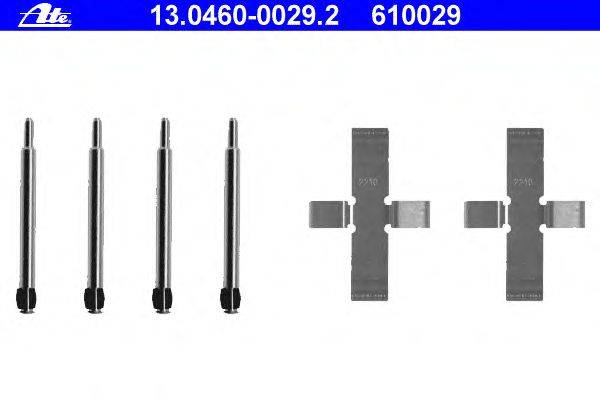 Комплектующие, колодки дискового тормоза ATE 13.0460-0029.2
