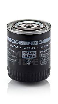 Масляный фильтр MANN-FILTER W93021