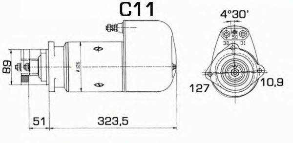 Стартер EFEL 22673