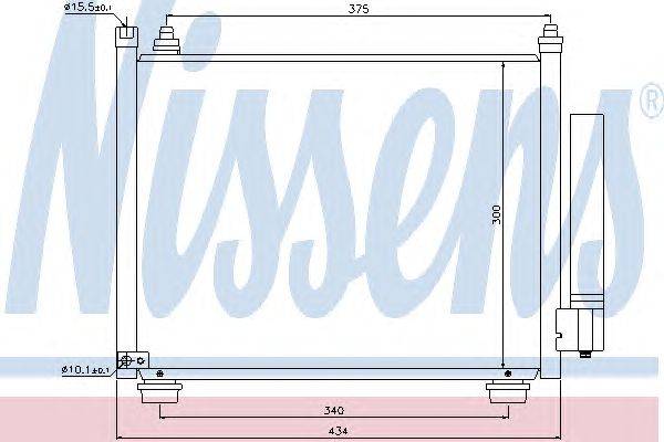 Конденсатор, кондиционер NISSENS 940092