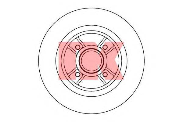 Тормозной диск NK 203935