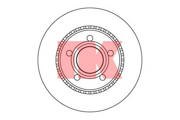 Тормозной диск NK 204769