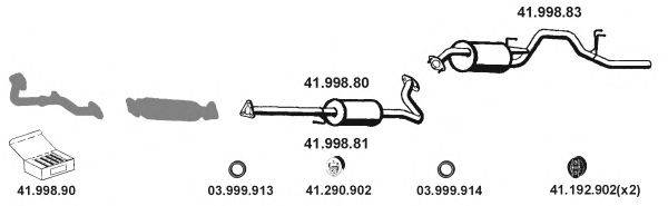 Система выпуска ОГ EBERSPÄCHER 412043