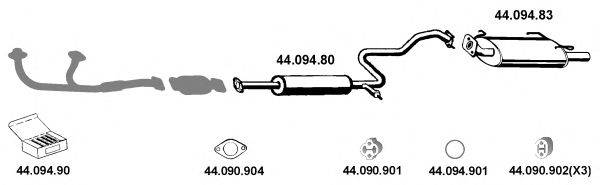 Система выпуска ОГ EBERSPÄCHER 442016