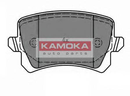 Комплект тормозных колодок, дисковый тормоз KAMOKA JQ1018116