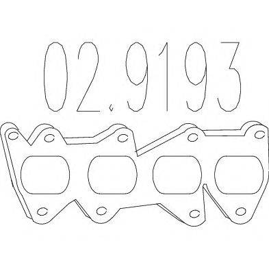 Прокладка, труба выхлопного газа MTS 02.9193
