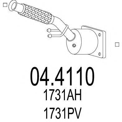 Катализатор MTS 04.4110