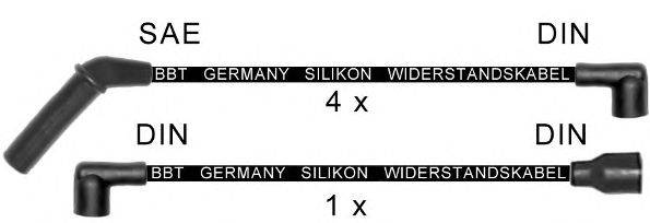 Комплект проводов зажигания BBT ZK1745