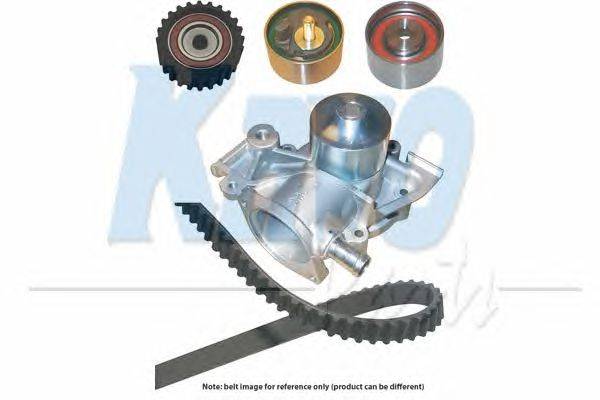 Водяной насос + комплект ручейковых ремней KAVO PARTS DKT-8002