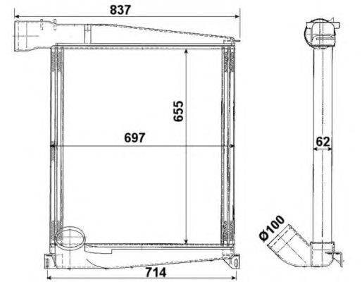 Интеркулер NRF 309379