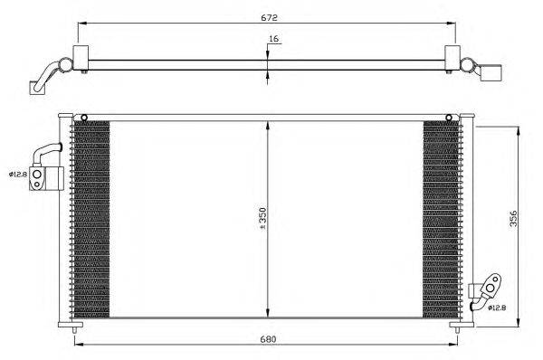 Конденсатор, кондиционер NRF 35523