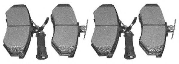 Комплект тормозных колодок, дисковый тормоз BOSCH DIAGNOSTICS 0986466693