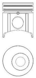 Поршень NÜRAL 87-523300-00