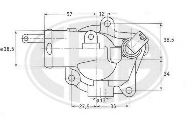 Термостат, охлаждающая жидкость ERA 350176