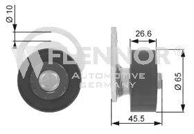 Натяжной ролик, поликлиновой  ремень FLENNOR FS21904