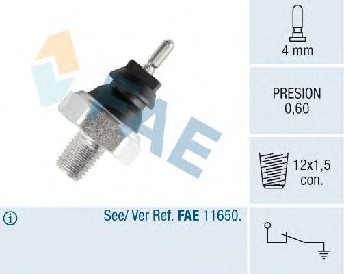 Датчик давления масла FAE 12160