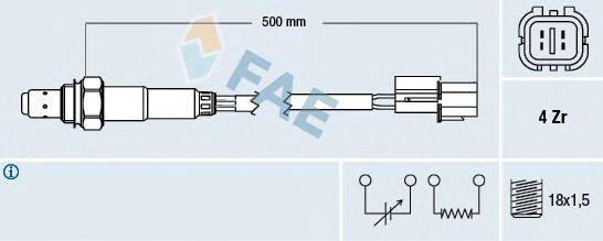 Лямбда-зонд FAE 77292