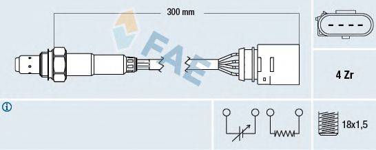 Лямбда-зонд FAE 77435