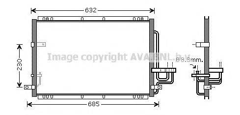 Конденсатор, кондиционер AVA QUALITY COOLING KA5092