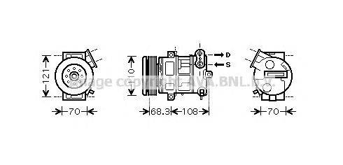 Компрессор, кондиционер AVA QUALITY COOLING OLAK418