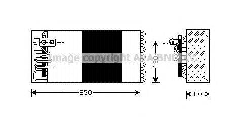 Испаритель, кондиционер AVA QUALITY COOLING PRV039