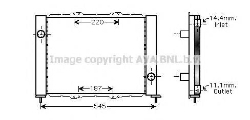 модуль охлаждения AVA QUALITY COOLING RTM388