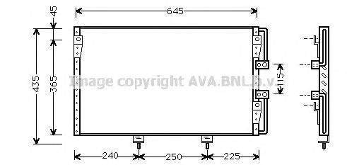 Конденсатор, кондиционер AVA QUALITY COOLING TO5226