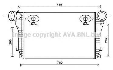 Интеркулер AVA QUALITY COOLING VW4319