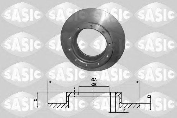 Тормозной диск SASIC T613001