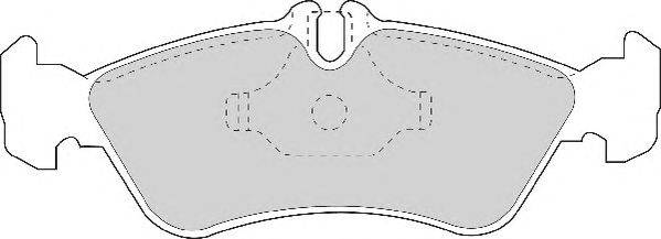 Комплект тормозных колодок, дисковый тормоз BERAL 21592