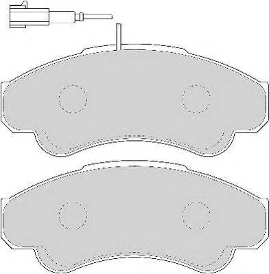 Комплект тормозных колодок, дисковый тормоз ABEX AVR109