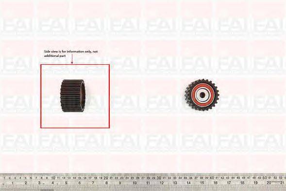 Паразитный / Ведущий ролик, зубчатый ремень FAI AutoParts T9443