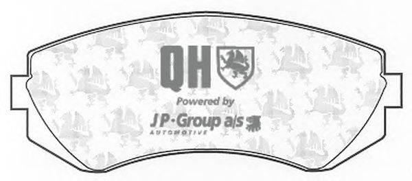 Комплект тормозных колодок, дисковый тормоз JP GROUP BP1211