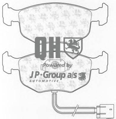 Комплект тормозных колодок, дисковый тормоз JP GROUP BP834