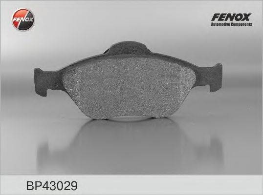 Комплект тормозных колодок, дисковый тормоз FENOX 23604