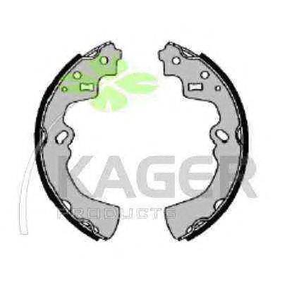 Комплект тормозных колодок KAGER 340254