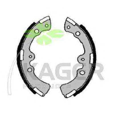 Комплект тормозных колодок KAGER 340432