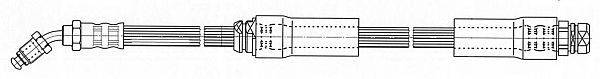 Тормозной шланг KAWE 512534