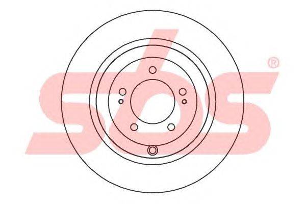 Тормозной диск sbs 1815203081