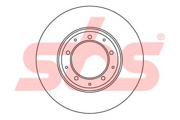 Тормозной диск sbs 1815204039