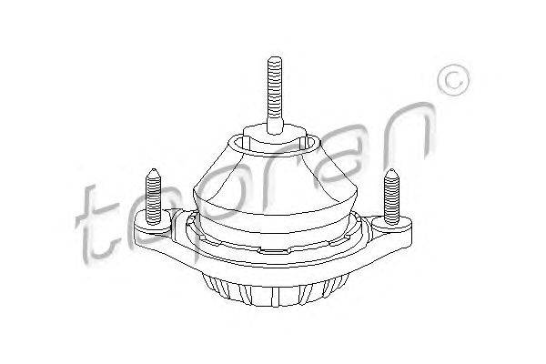 Подвеска, двигатель TOPRAN 104 396