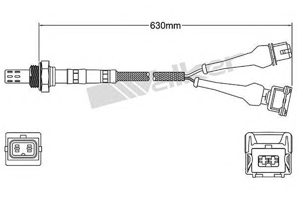 Лямбда-зонд WALKER PRODUCTS 250-24587